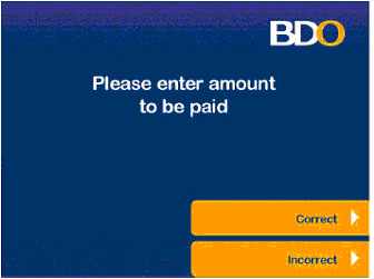 Pay via BDO ATM - Step 6