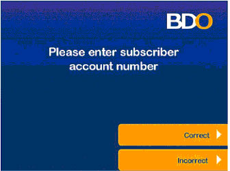 Pay via BDO ATM - Step 7